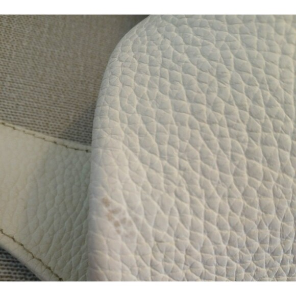 Dooney & Bourke White Pebble Grain Leather Hobo Shoulder Bag Logo Lock - Picture 11 of 16